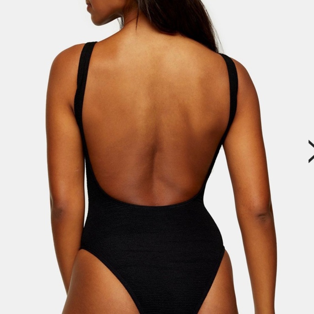 NWT Topshop one piece turquoise swimsuit.